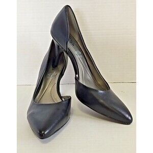 East 5th Street EF Daven Heels Dress Shoes Pumps Black Slip-on Size 7.5M